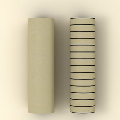 オフィスビルの装飾のための汚れ耐性のあるIXPEの柔らかいスラットグリルボードの壁紙