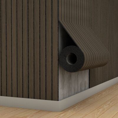 福祉の家の装飾のためのIXPEの泡層が付いている柔らかい木のスラット壁パネル